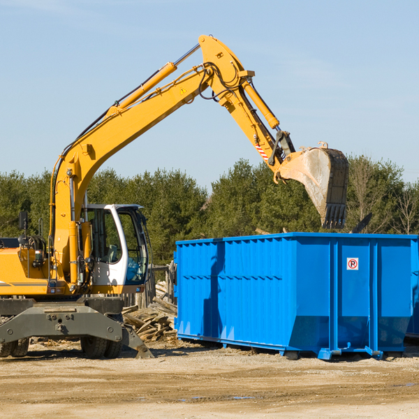 is there a minimum or maximum amount of waste i can put in a residential dumpster in North Middleton